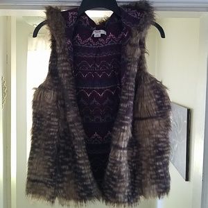 Mossimo Faux Fur Vest